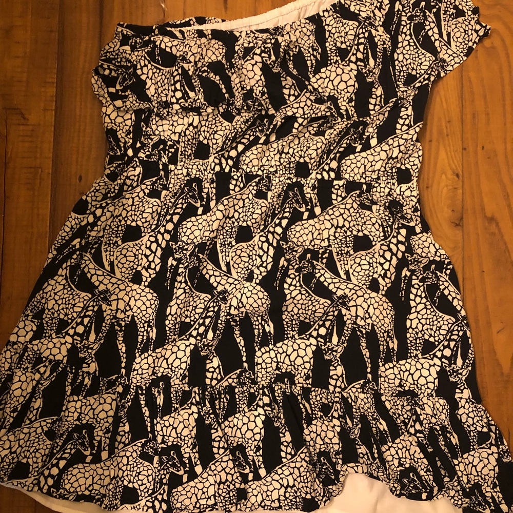 Off shoulder mini dress